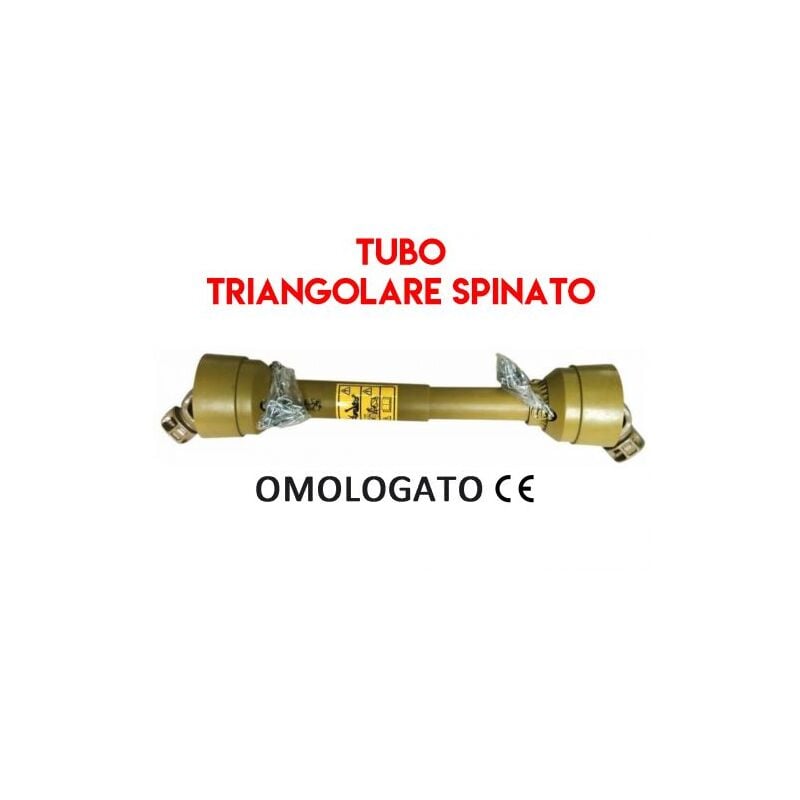 Cardano omologato albero cardanico giunto trattore spinato cat. 1X1000 (35325)