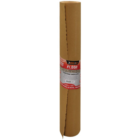 Cardboard protecteur pour les planchers ondulés H100X25M BRIXO