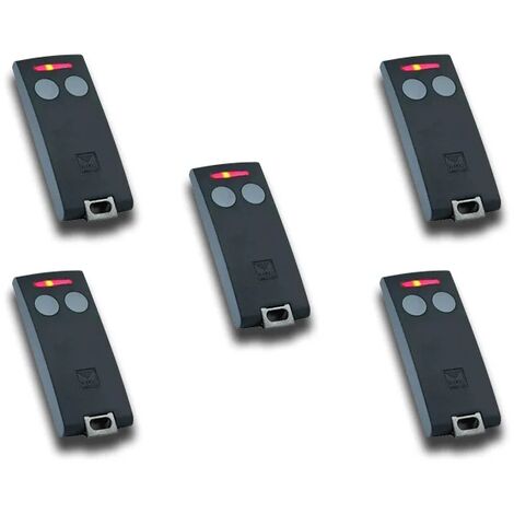 cardin 5 x télécommande 2 canaux 433 mhz s504 txq504c2