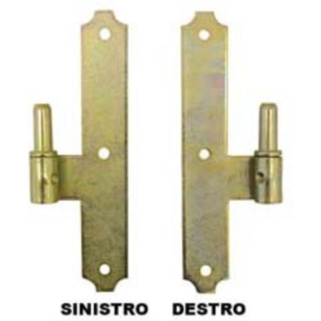 CARDINE A LEGNO PER BANDELLA SU LAMA A FILO- - mm.180X30 SX interasse mm.54 - 12 pezzi