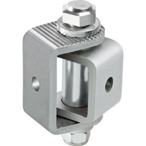 CARDINE A SALDARE 100 COMUNELLO - ZINCATO CAVALLOTTO REGOLABILE MM 31/44- 2 pezzi