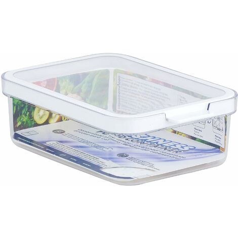 CARE + PROTECT Contenitore per alimenti intelligente, l’organizer per frigorifero, ottimamente impilabile, protegge gli alimenti dall'umidità e mantiene il cibo fresco più a lungo, 1.2 L