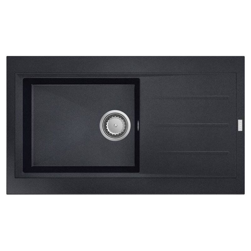 Carea Cuisine&bain - CAREA - Évier à encastrer OMÉGA 1 cuve - Couleur - Noir - Noir