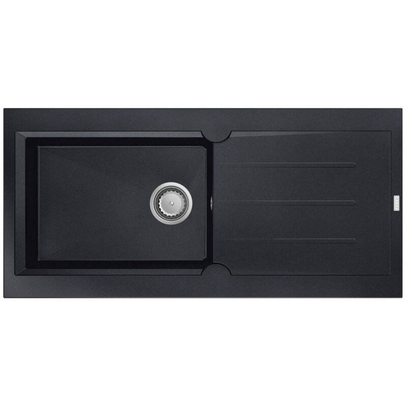 Carea Cuisine&bain - carea - Évier à encastrer oméga 1 giga bac Noir