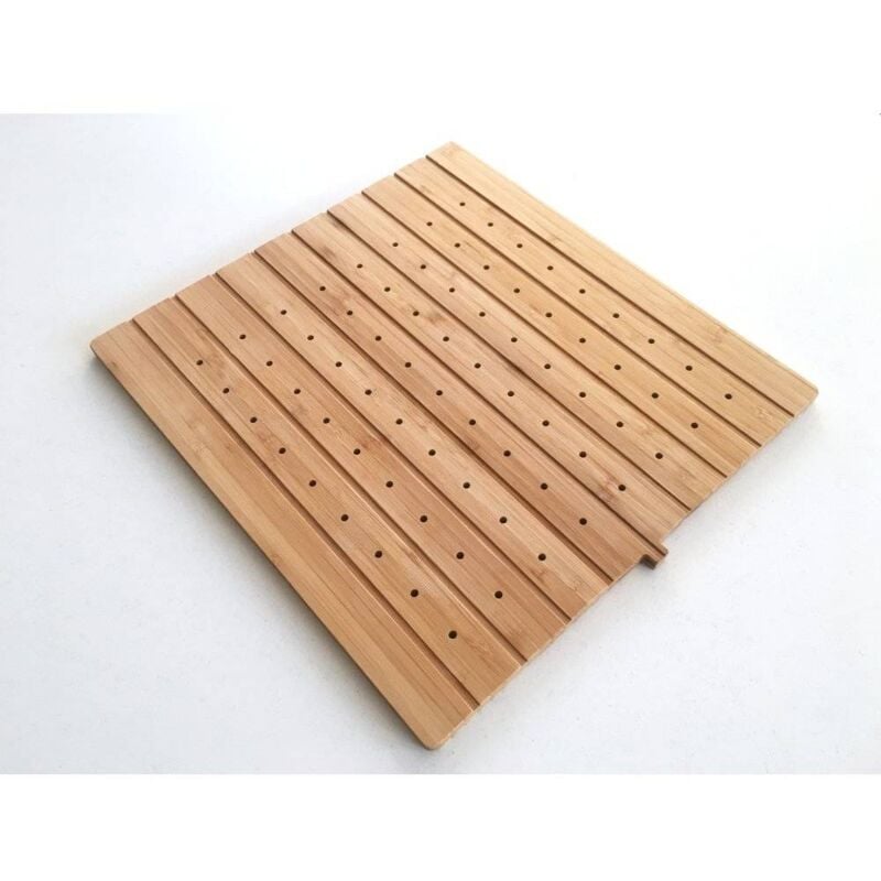 CAREA - Planche à découper / égouttoir bambou pour éviers Éole et Katla