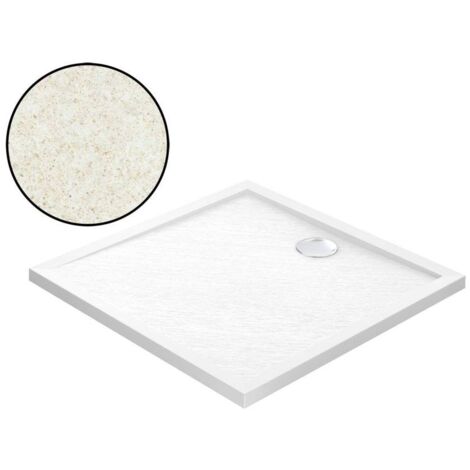 CAREA - Receveur CAPRI Grip 90x90 - Sable