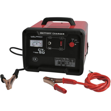 Cargabaterías con arrancador de coche 12/24V 30-350Ah (28A) automático
