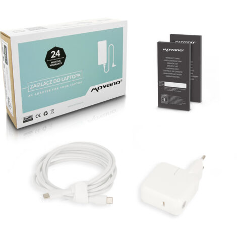 Cargador adaptador de corriente para Apple Macbook USB-C 29W