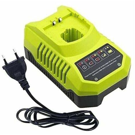 Cargador AIPERQ para Ryobi P117 P118 P118 para batería Ryobi One de 9,6 V-18 V de iones de litio y NiMH P100 P102 P103 P104 P105 P107 P108 P109 de 18 voltios One+