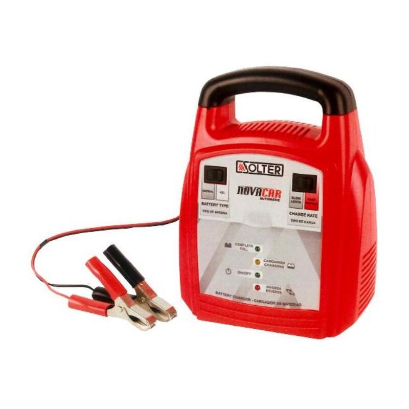 

solter cargador bateria novacar 6a-12v 20- 70ah 80w 05077 - Mibricotienda