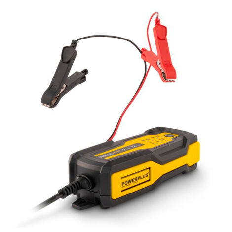 Cargador bateria inteligente 35w 2a 60ah powx4201 powerplus