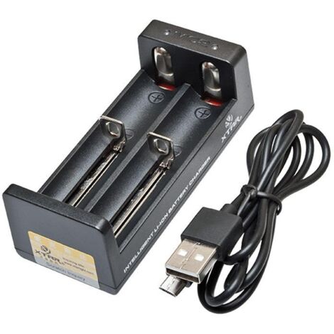 Cargador Baterias Litio 18650 2 Baterias Por USB