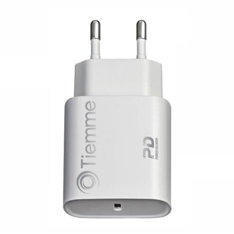 Cargador de batería 1 USB-C 20 W 3639 Tiemme