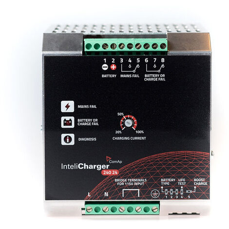 Cargador de batería 24V 10AMP InteliCharger 240 24 ComAp