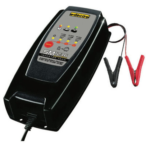 Cargador de batería de 12V con mantenedor SMC 36 para coche y moto – Deca