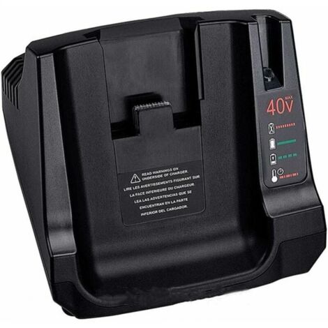 Cargador de batería MAX de 36V y 40V con 2USB de repuesto para batería de iones de litio Black+Decker LCS36 LCS40 (solo cargador, sin batería)
