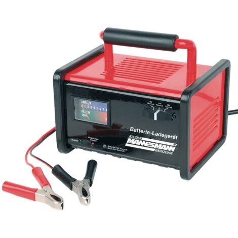 Cargador de batería metal 6/12 V 12720 Brüder Mannesmann