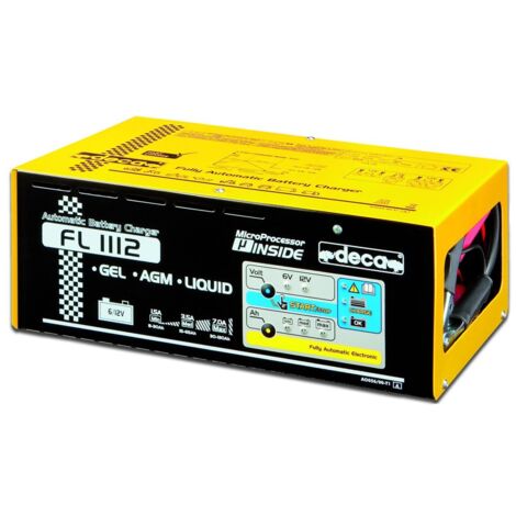 Cargador de batería para coche y moto Deca FL1112 6-12 V