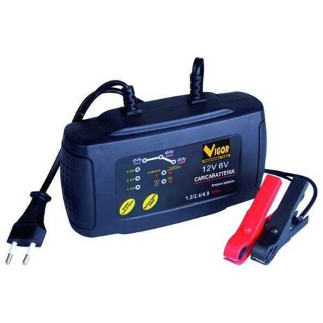 Cargador de batería Vigor Zip 6-12 Voltios Electrónicos 6-12