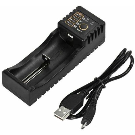 Cargador de baterías recargables de litio NiMH AA y AAA de 1,2 V, 3,7 V, 3,2 V y 3,85 V (18650, 18350, 10440, 14500 y 16340).