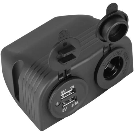 Cargador de coche 2xUSB + toma de mechero PY-CHR0005
