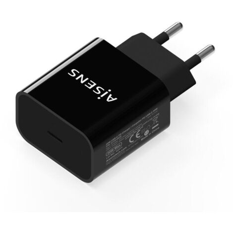 Cargador de Pared Aisens A110-0538 Negro 20 W (1 unidad)