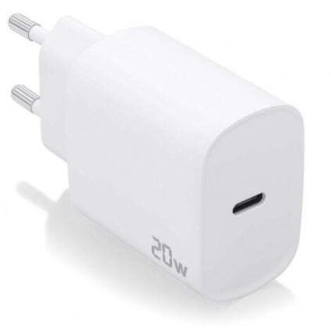 Cargador de Pared Aisens A110-0752/ 1xUSB Tipo-C/ 20W