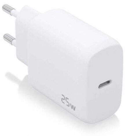 Cargador de Pared Aisens A110-0756/ 1xUSB Tipo-C/ 25W