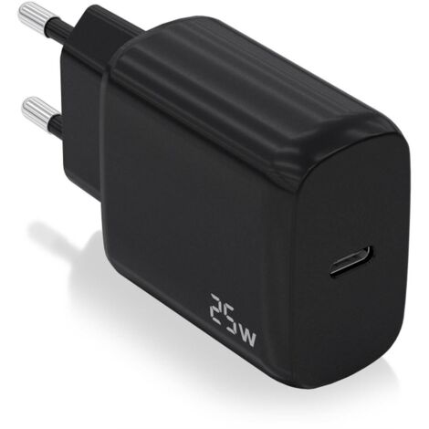 Cargador de Pared Aisens A110-0757/ 1xUSB Tipo-C/ 25W