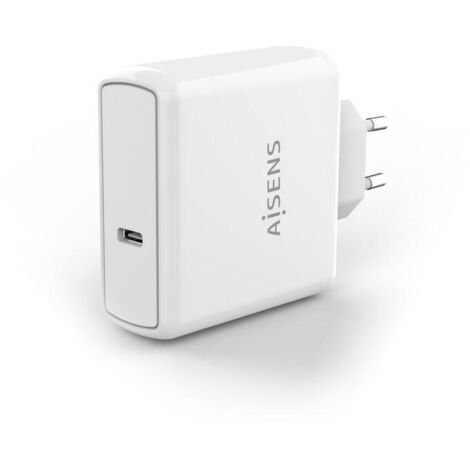 Cargador de Pared Aisens ASCH-1PD60-W/ 1xUSB Tipo-C/ 60W