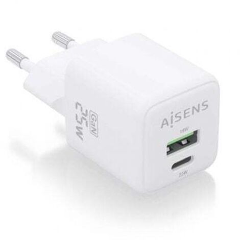 Cargador de Pared Aisens ASCH-25W2P014-W Blanco 25 W (1 unidad)