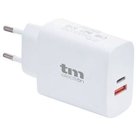 Cargador de pared Dual USB A + USB C  3.1A (15.5W)