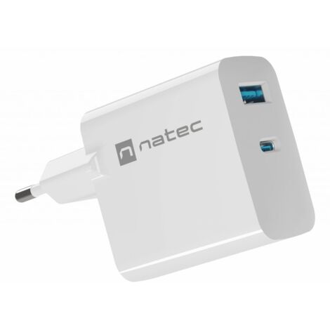Cargador de Pared Natec Blanco 65 W (1 unidad)