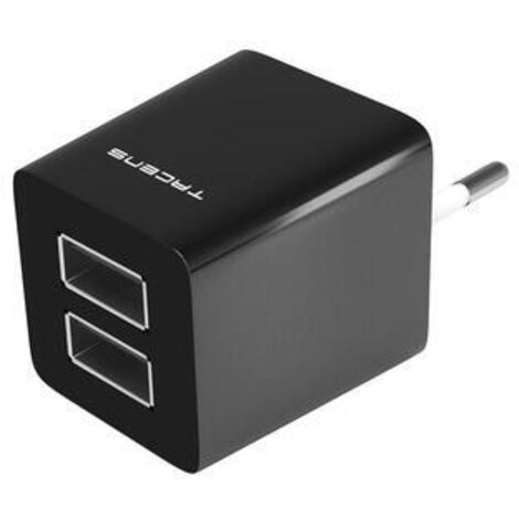 Cargador de Pared Tacens AUSB1 USB Anima Negro