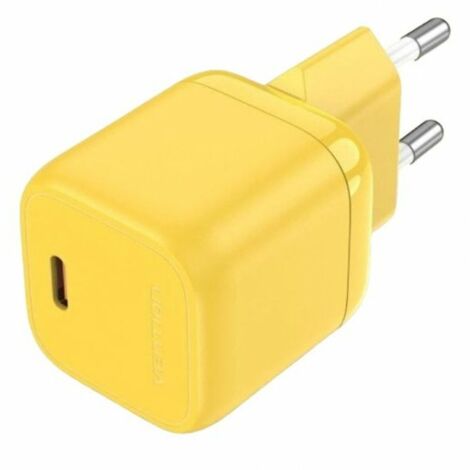 Cargador de Pared Vention FAKY0-EU/ 1xUSB Tipo-C/ 30W