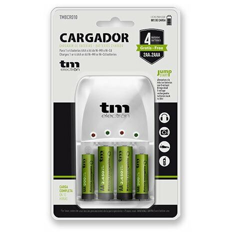 Cargador de Pilas TM Electron R03/R6