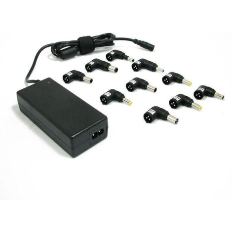 Cargador de Portátil Leotec/ 70W/ Automático/ 10 Conectores/ Voltaje 15-20V