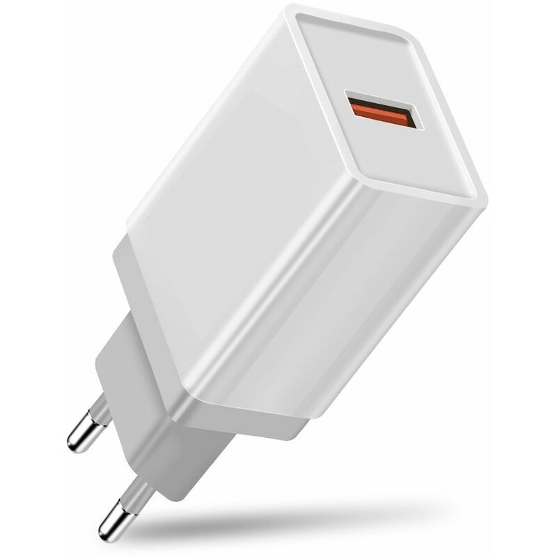 

Cargador de telefono rapido USB Enchufe de la UE Adaptador de corriente Cargador de viaje Adaptador de corriente Enchufe Convertidor de casa Cargador