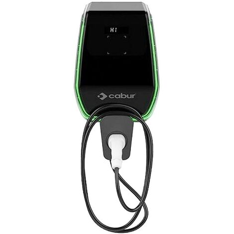 Cargador de vehículos eléctricos Wallbox Cabur 7,4KW con 1 cable T2 Monofásico EVPLUS7C