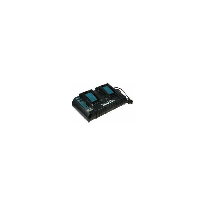 

Cargador Doble Makita Modelo DC18RD para Baterías de tipo Block 9,6V-14,4V NiMH / 14,4V-18V Li-Ion Original