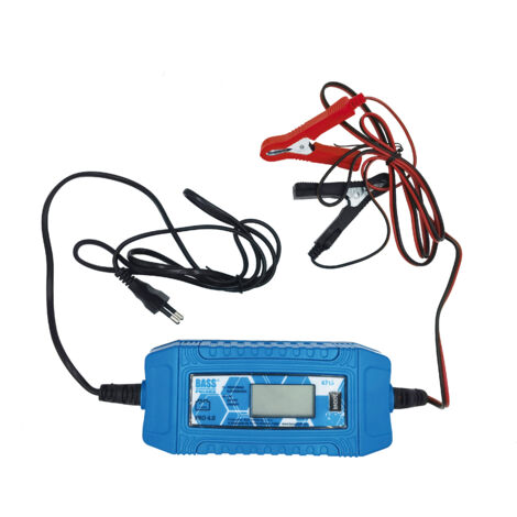 Cargador electrónico 6/12 V, 6 A, 160 Ah