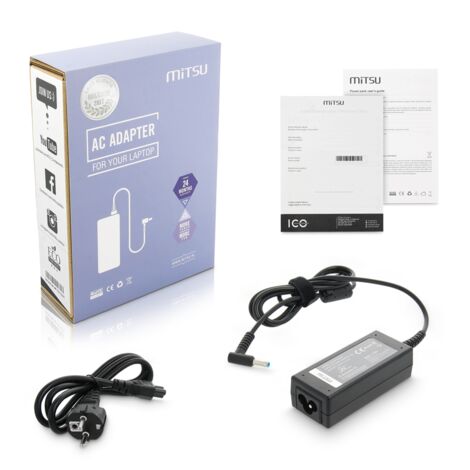 Cargador HP 19,5 V 2,31 A 45 W, clavija de 4,5 x 3,0 mm