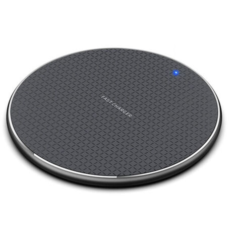 Cargador inalámbrico K8 de 10 W con cable USB de 0,5 m para carga rápida
