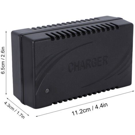 Cargador inteligente negro de 12 V y 1,8 A para pulverizadores agrícolas