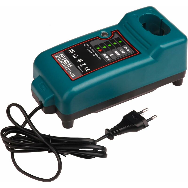 

Cargador NI-CD y NI-MH para cargador Makita DC18RA, DC18SE, DC1414 7.2V-18V herramienta eléctrica de cambio de batería cargador LaiPuDuo