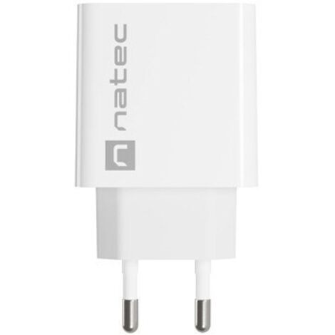 CARGADOR NATEC RIBERA 18W 1XUSB-A QC3.0 BLANCO