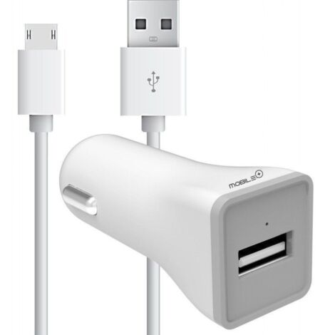 Cargador para Coche con Cable MicroUSB de 1 Metro Compatible con Smartphones (1A) Oferta exclusiva