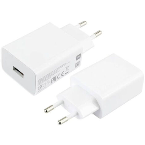 CARGADOR PARED POWER ADAPTER USB-A 22.5W BLANCO XIAOMI