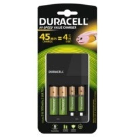 Cargador pilas hr06 hr03 + 2aaa duracell