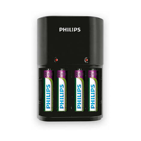 Cargador Pilas Philips Scb1450Nb Aa&Aaa + 4 Pilas